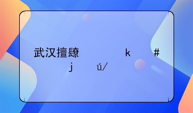 武汉擅长离婚案件的律师