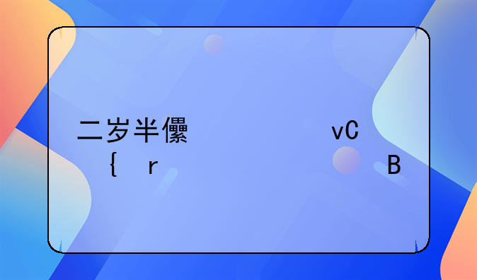 二岁半儿童坐飞机要买票吗