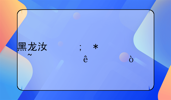 黑龙江税务局查询纸质开票